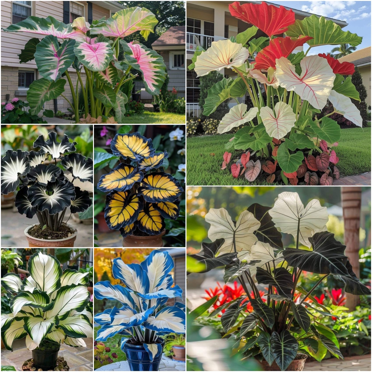 Colored Caladium Seeds🎉💫Large Leaf Mixed Color