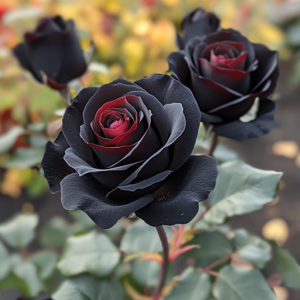 👍 higher quality -🌹Rare Black Red Rose Flower Seeds