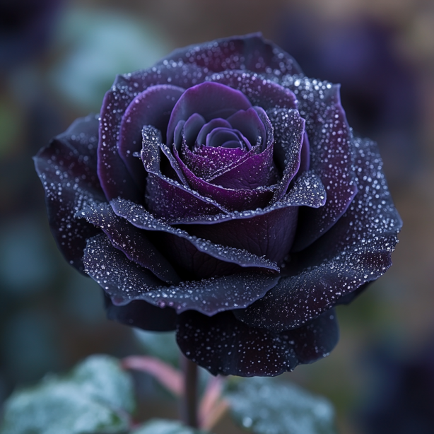 👍 higher quality -🌹Rare Black Red Rose Flower Seeds
