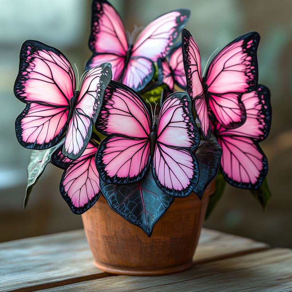 Butterfly Begonia Seed Series 🦋🌺 Bonsai Hanging Basket Garden