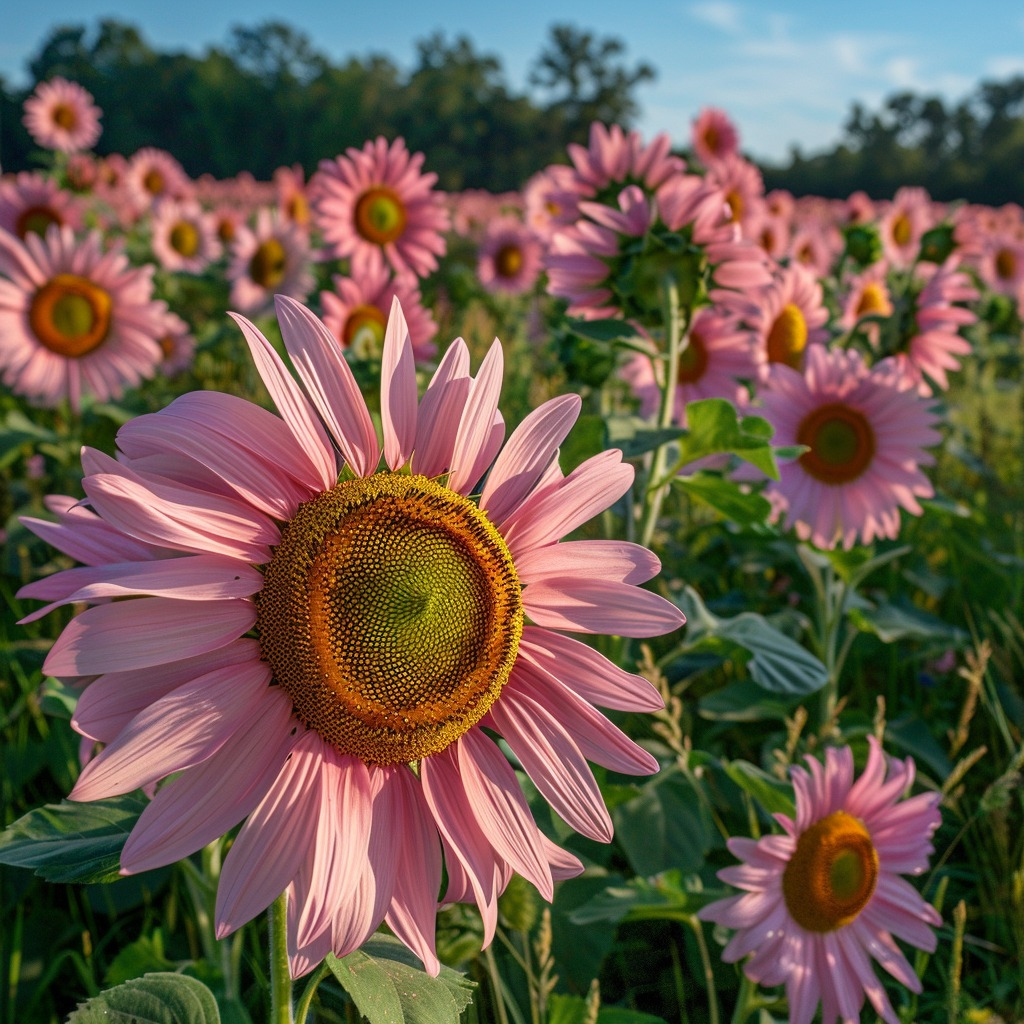 Sonnenblumenkerne Rosa Sonnenblumenkerne
