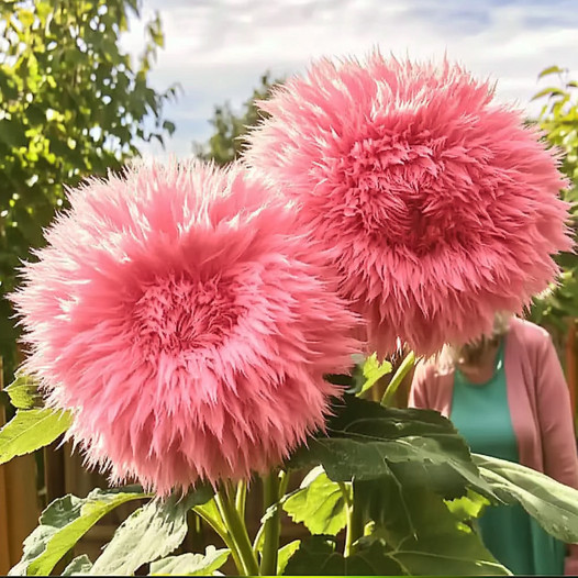 Giant Teddy Bear Sunflower🌻Backyard, Landscaping, Garden🌞✨