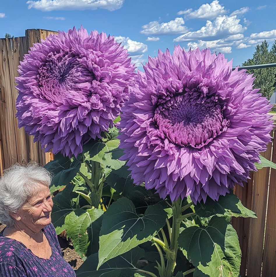 Giant Teddy Bear Sunflower🌻Backyard, Landscaping, Garden🌞✨