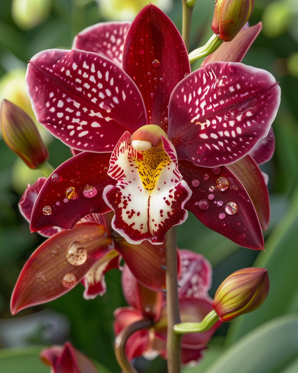 Velevt Ruby Velvet Ruby-Exclusive Orchid Seeds (Phalaenopsis)🍃