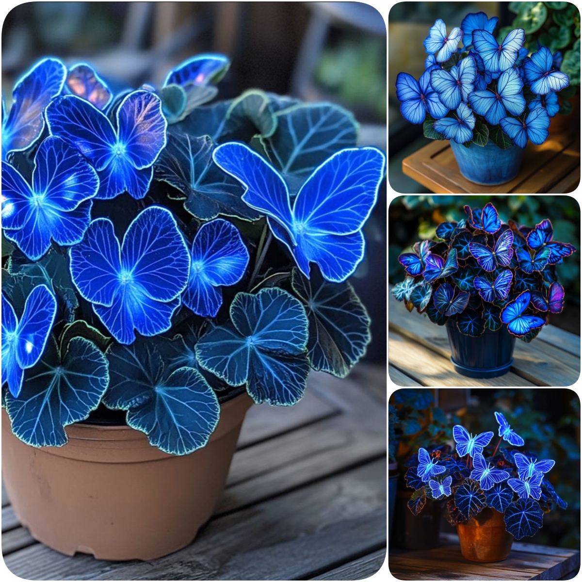 Butterfly Begonia Seed Series 🦋🌺 Bonsai Hanging Basket Garden