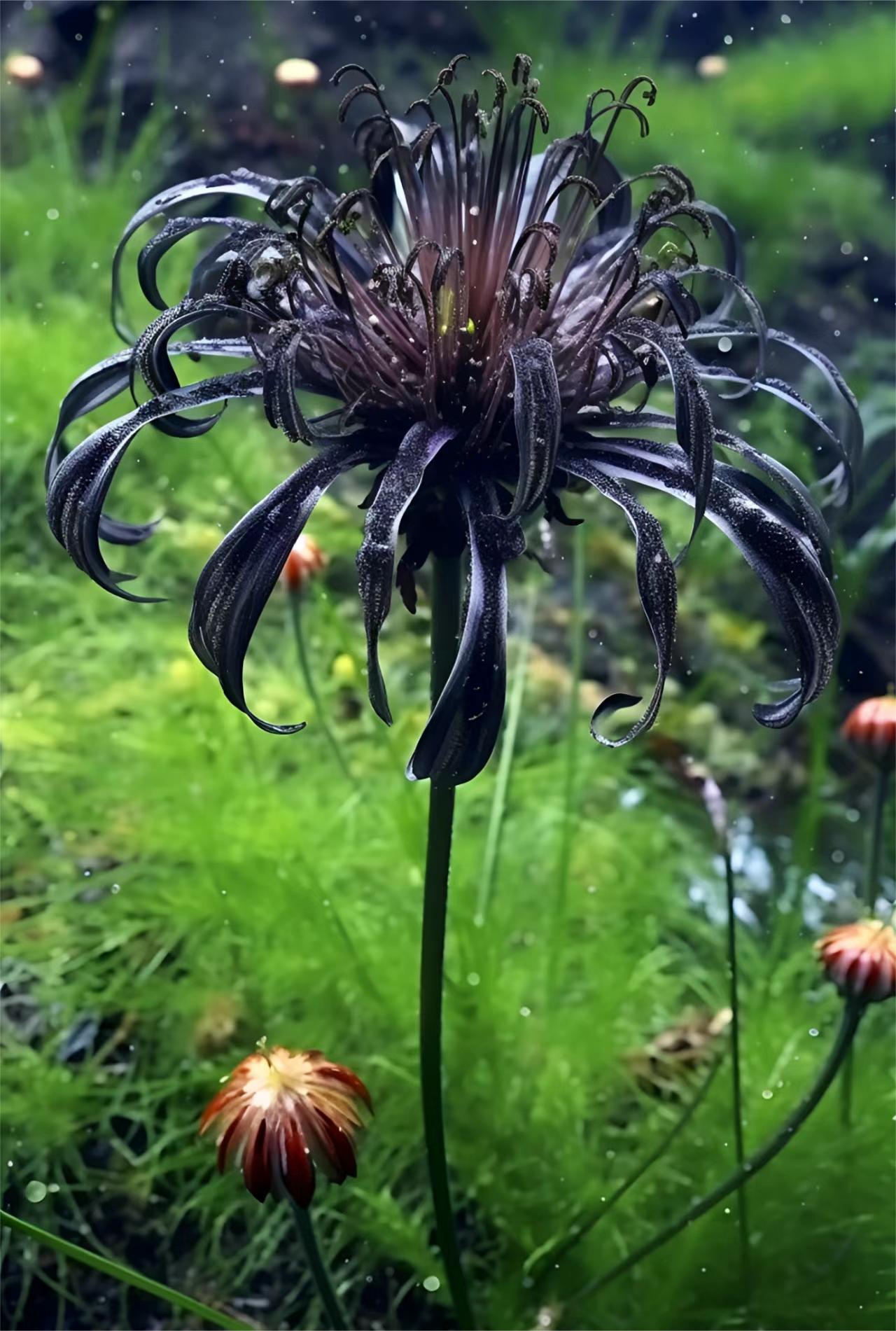 🖤Black Spider Lily