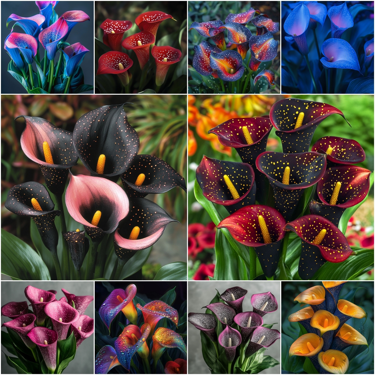 Mysterious Aurora Calla Lily 🌌✨ Potted Plants, Interior Design 🏡
