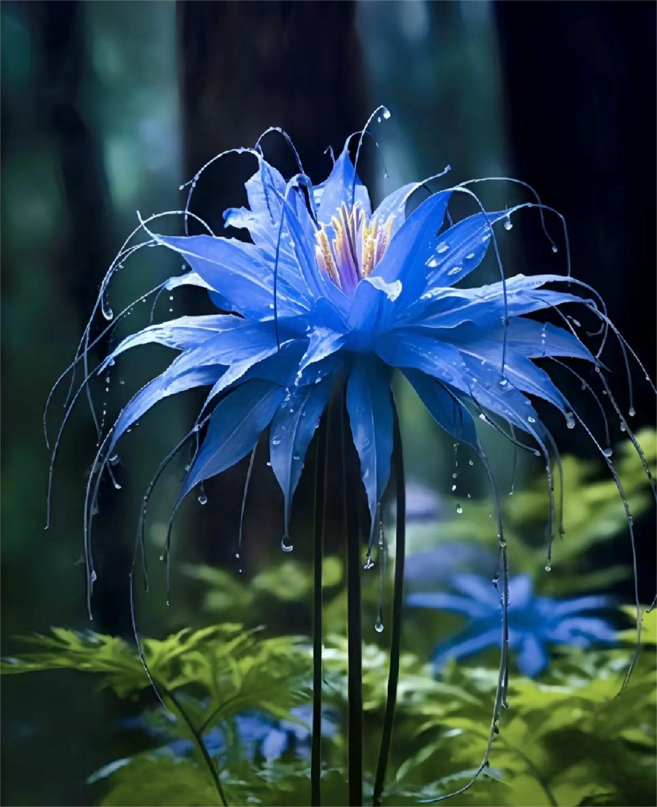💙Blue Spider Lily: Where Mystery Meets Beauty