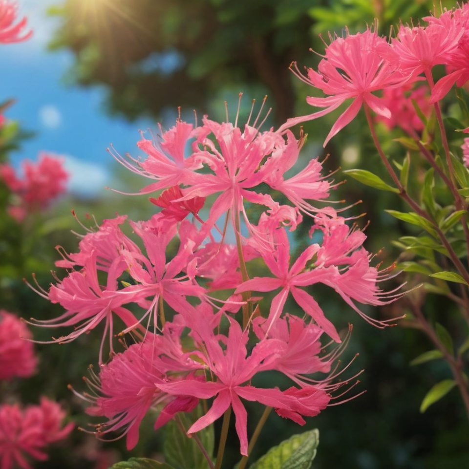 Enchanting Spider Lily 🌿✨ – A Symbol of Elegance & Mystery