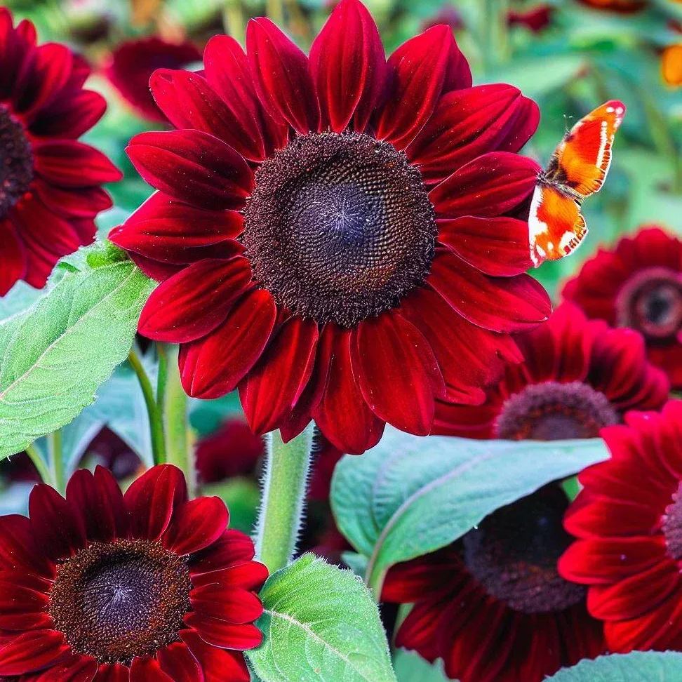 [Copy]Rare green purple sunflower💚🌻