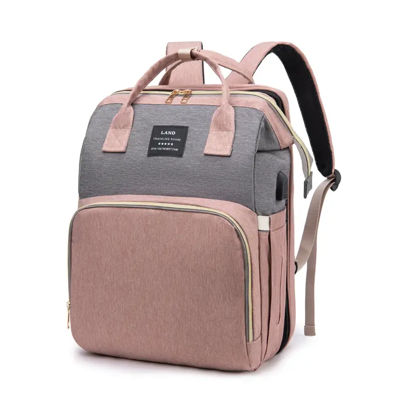 Wholesale Waterproof Diaper Bag Backpack with Large Capacity
