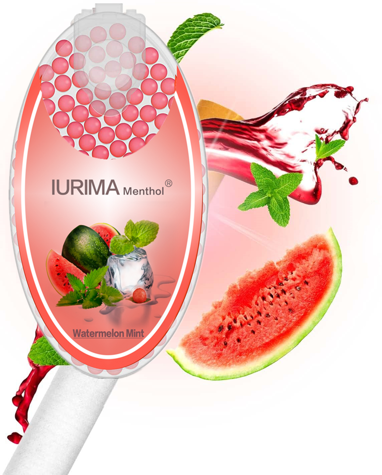 IURIMA Cigarette menthol Balls, 100 Menthol Menthol Aroma Capsules, Flavoring Beads for Filters