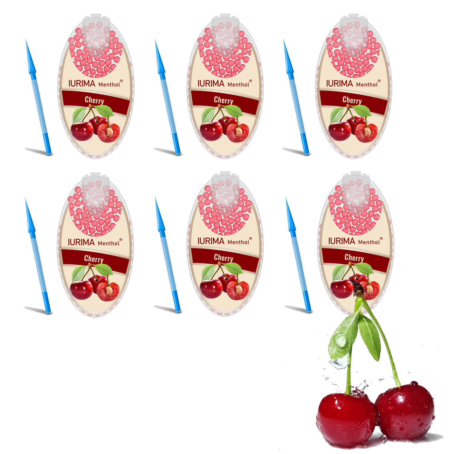 600 Crush Balls Mint Flavor Menthol Crush Balls - Iced Mint Capsules and Peppermint Strainer with Flavor Beads