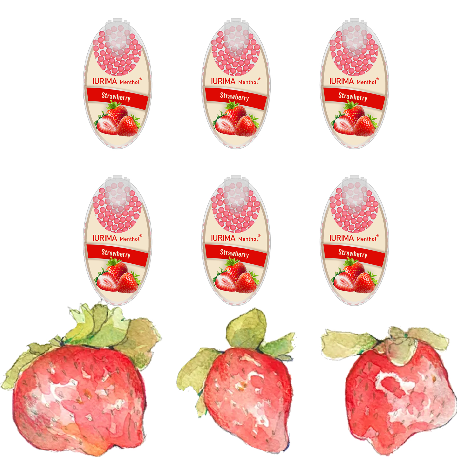 600 Crush Balls Mint Flavor Menthol Crush Balls - Iced Mint Capsules and Peppermint Strainer with Flavor Beads