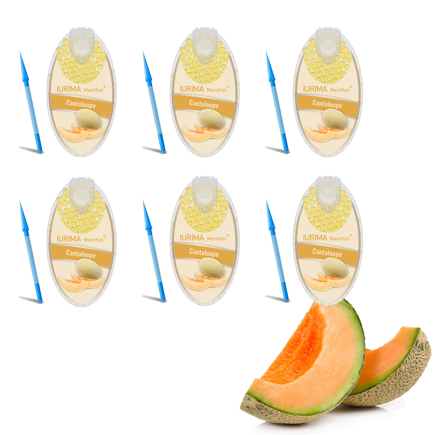 600 Crush Balls Mint Flavor Menthol Crush Balls - Iced Mint Capsules and Peppermint Strainer with Flavor Beads