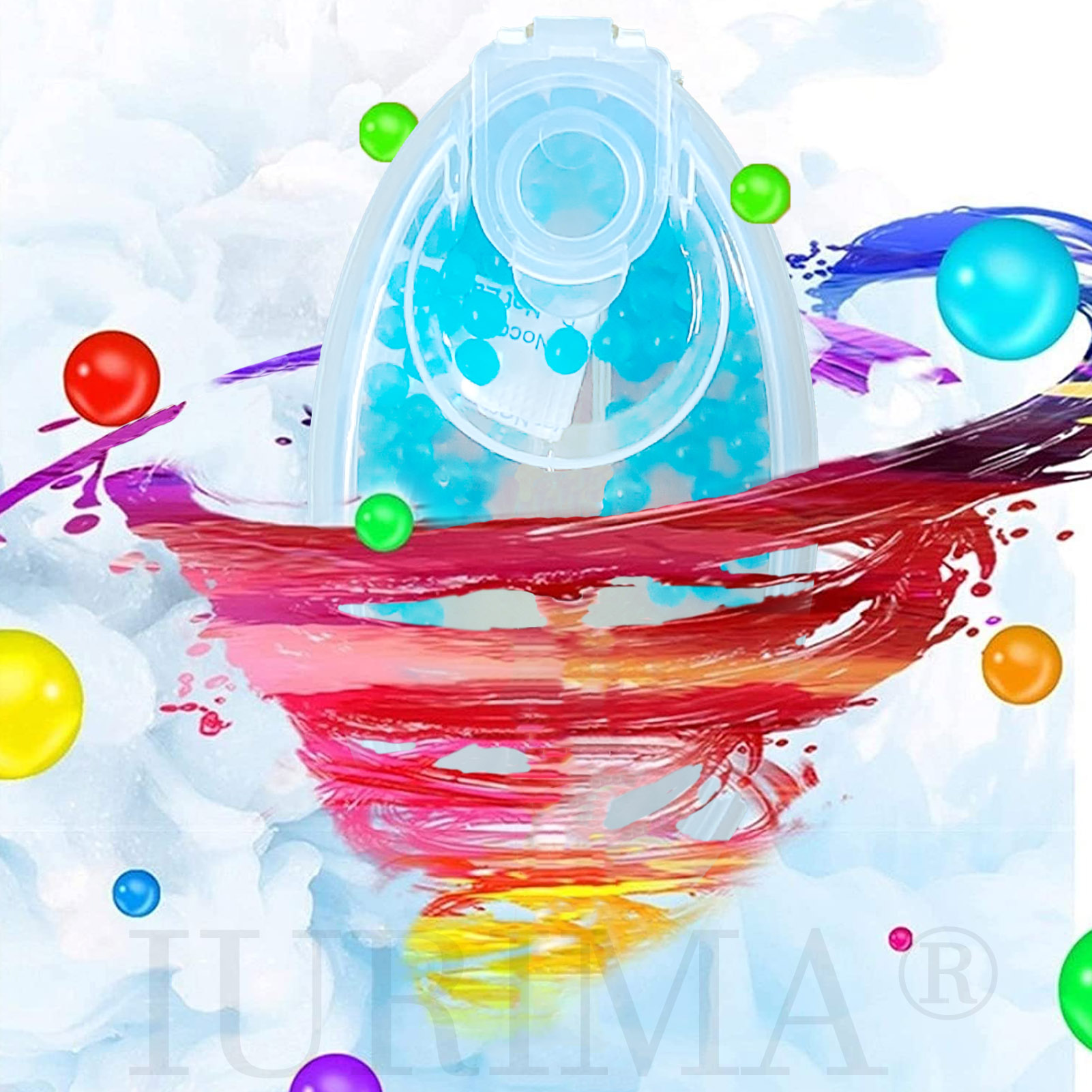 1000 Crush Balls Mint Flavor Menthol Crush Balls - Iced Mint Capsules and Peppermint Strainer with Flavor Beads