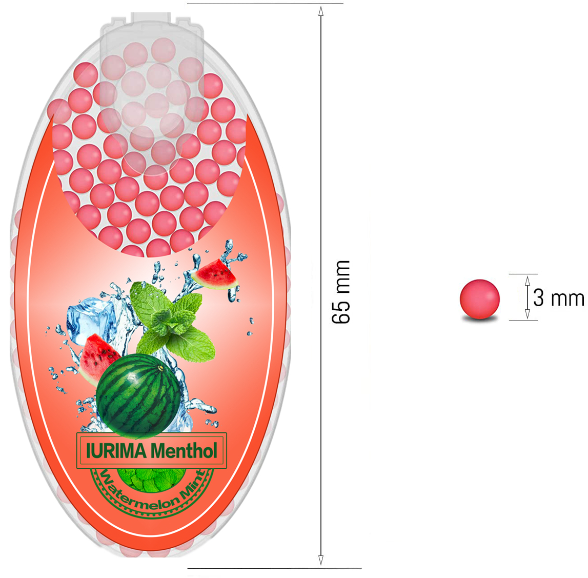 200PCS Pure Menthol Crushball Capsules, Small Portable Menthol Aroma Capsules, Multiple flavors Ball Shape Explosion Beads Pure Plant Fruit Extract Fresh Breath