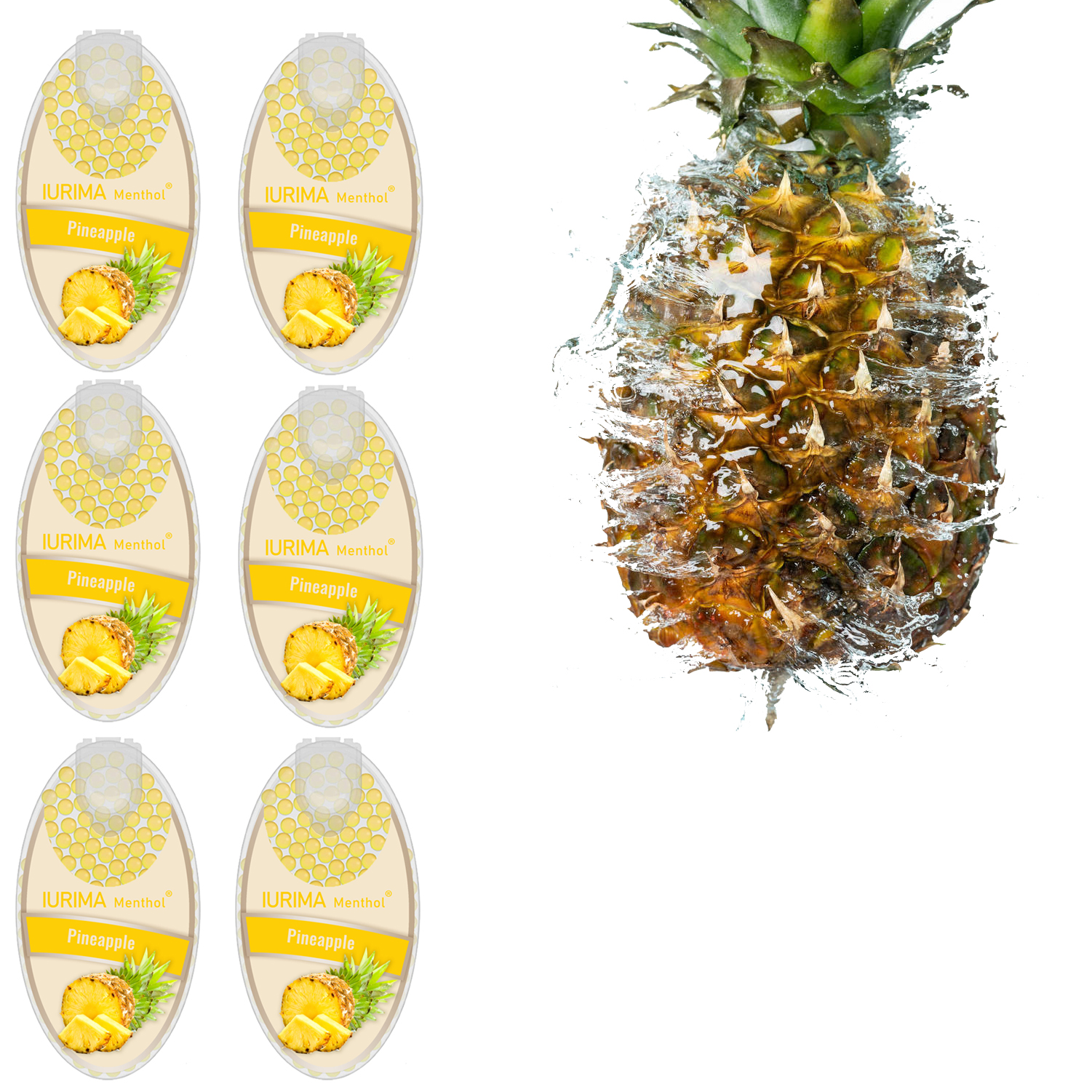 600 Crush Balls Mint Flavor Menthol Crush Balls - Iced Mint Capsules and Peppermint Strainer with Flavor Beads