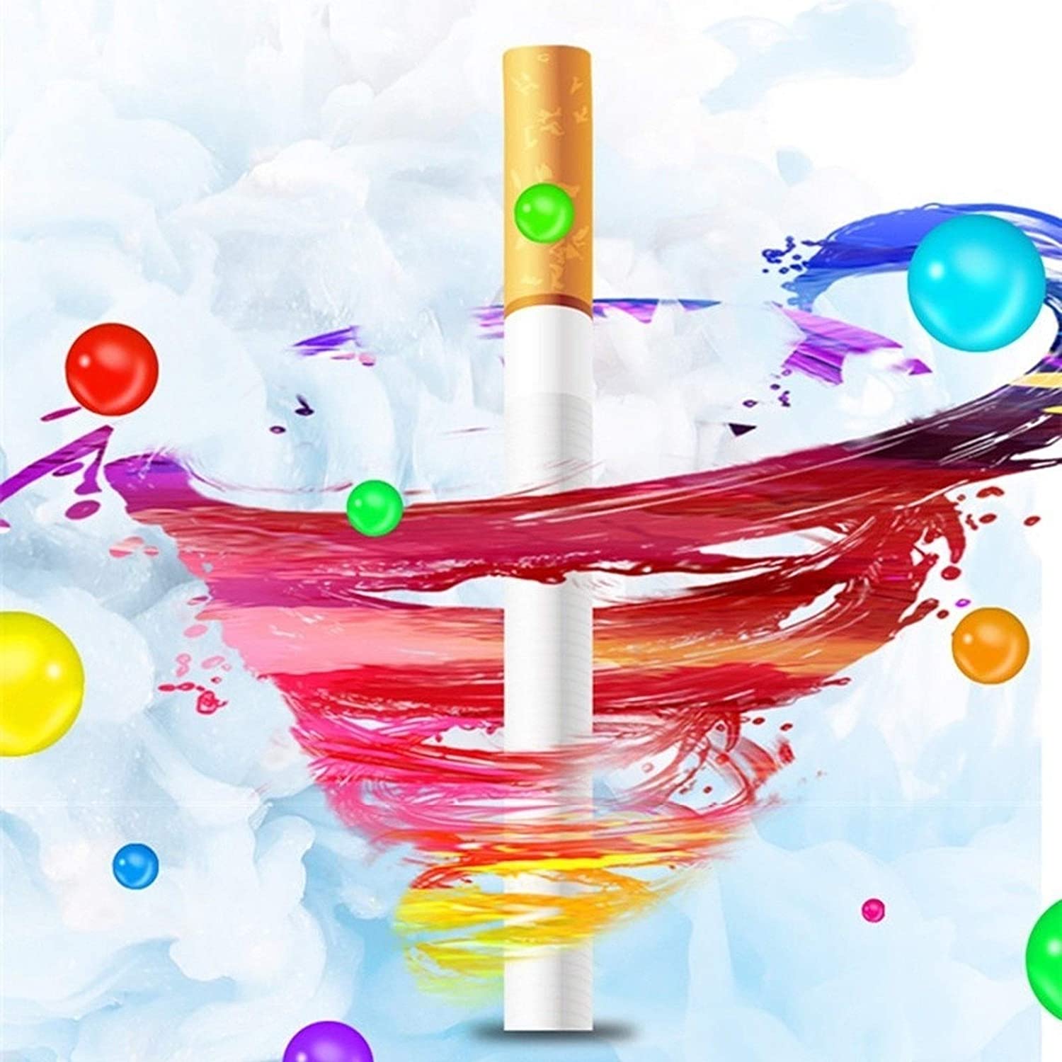 600PCS Pure Menthol Crushball Capsules, Small Portable Menthol Aroma Capsules, Multiple flavors Ball Shape Explosion Beads Pure Plant Fruit Extract Fresh Breath