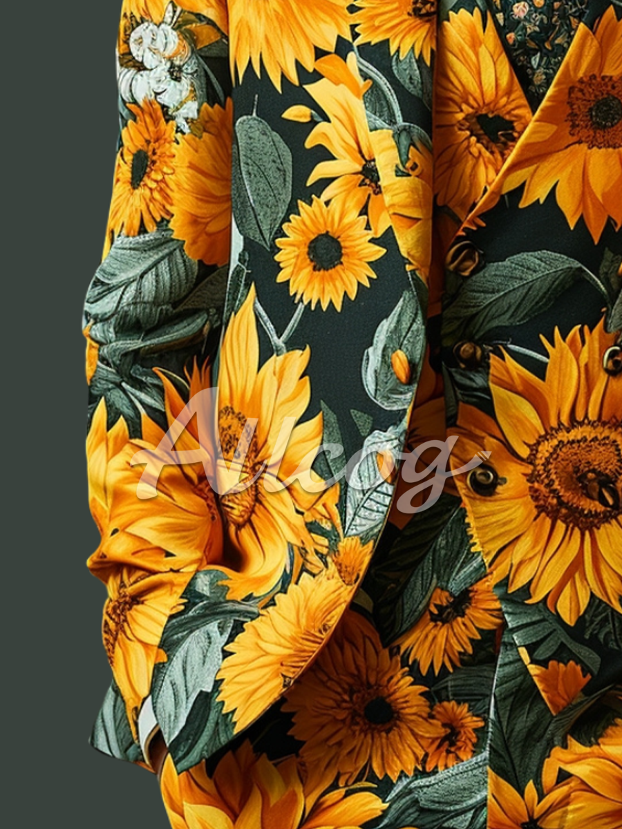 Sunflower Original Patterned Men's Suit