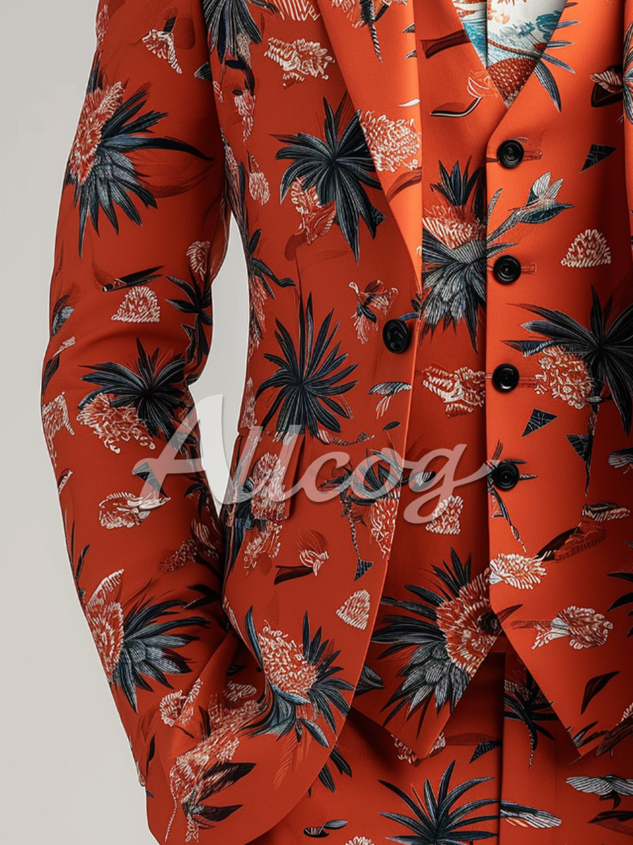 Halcyon Original Patterned Men's Suit