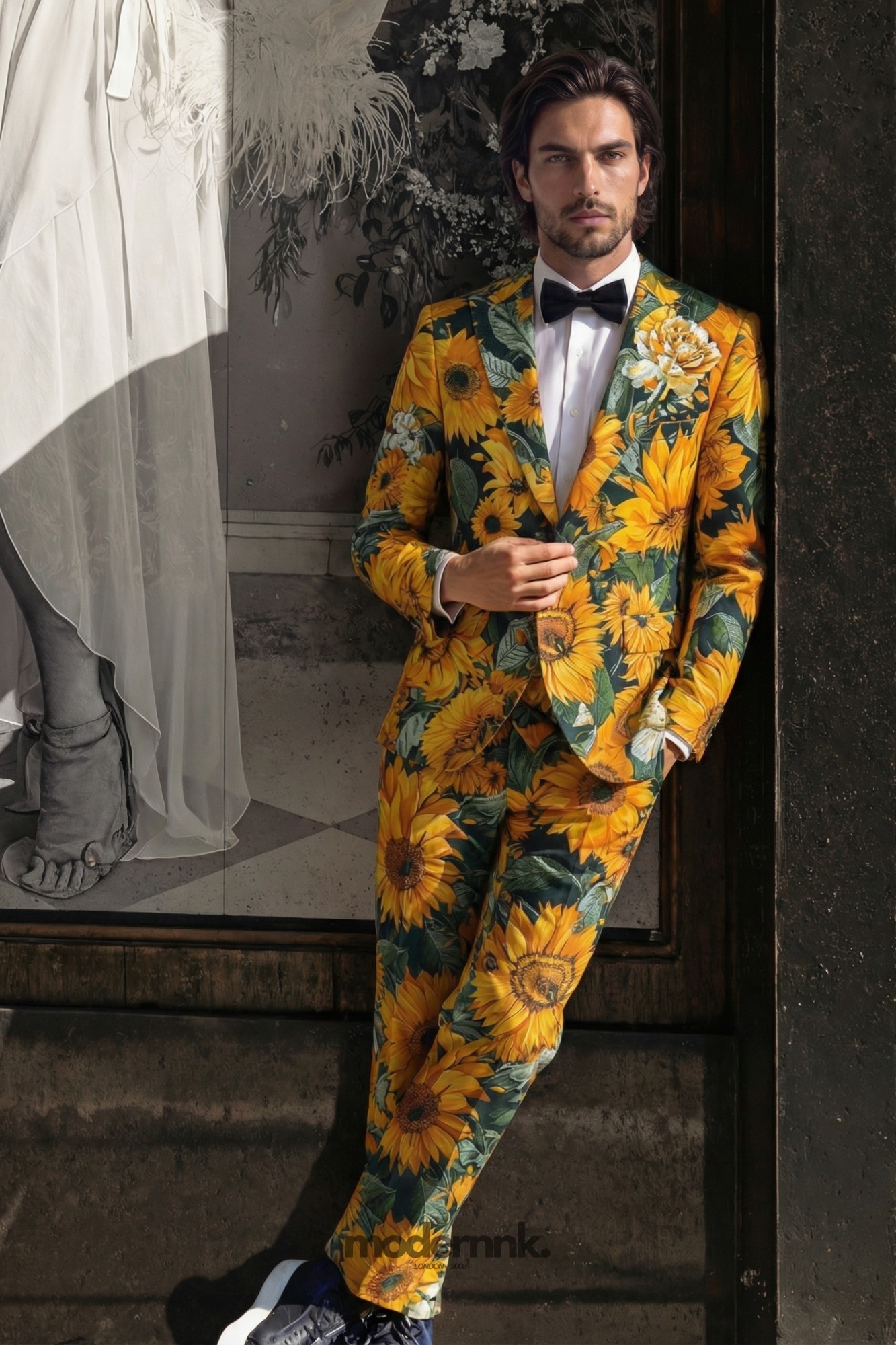 Vibrant Sunflower Suit A0107