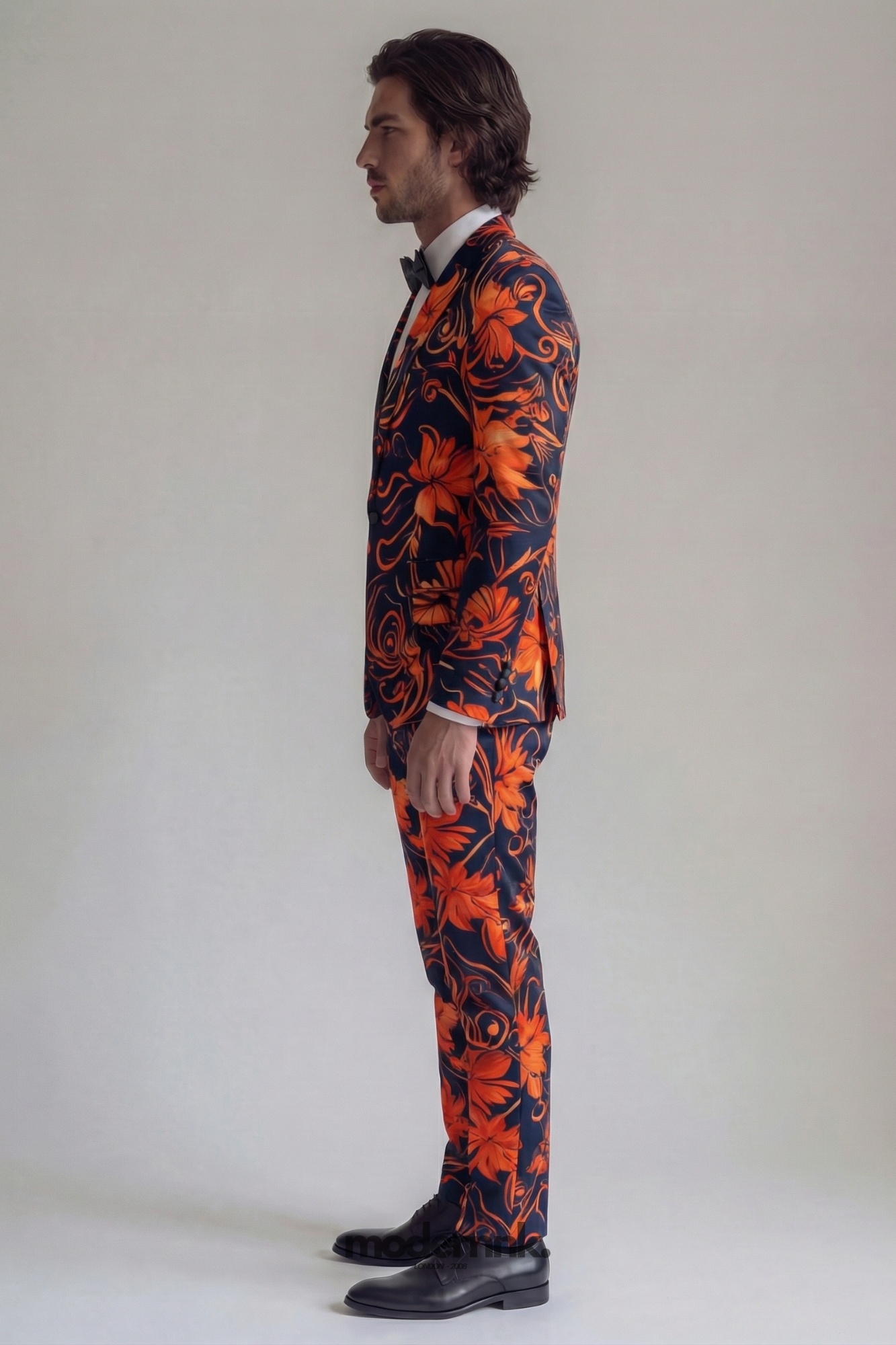 Vibrant Botanical Floral Suit A0125