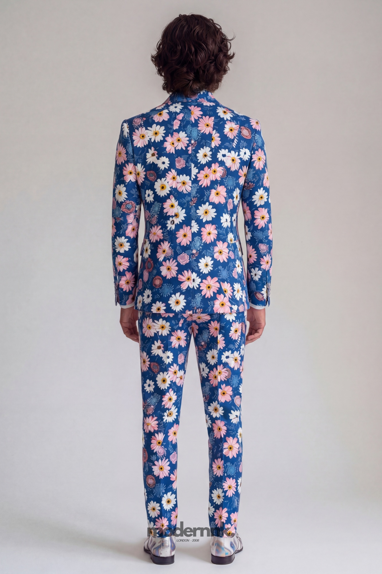 Vibrant Daisy Floral Suit A0147