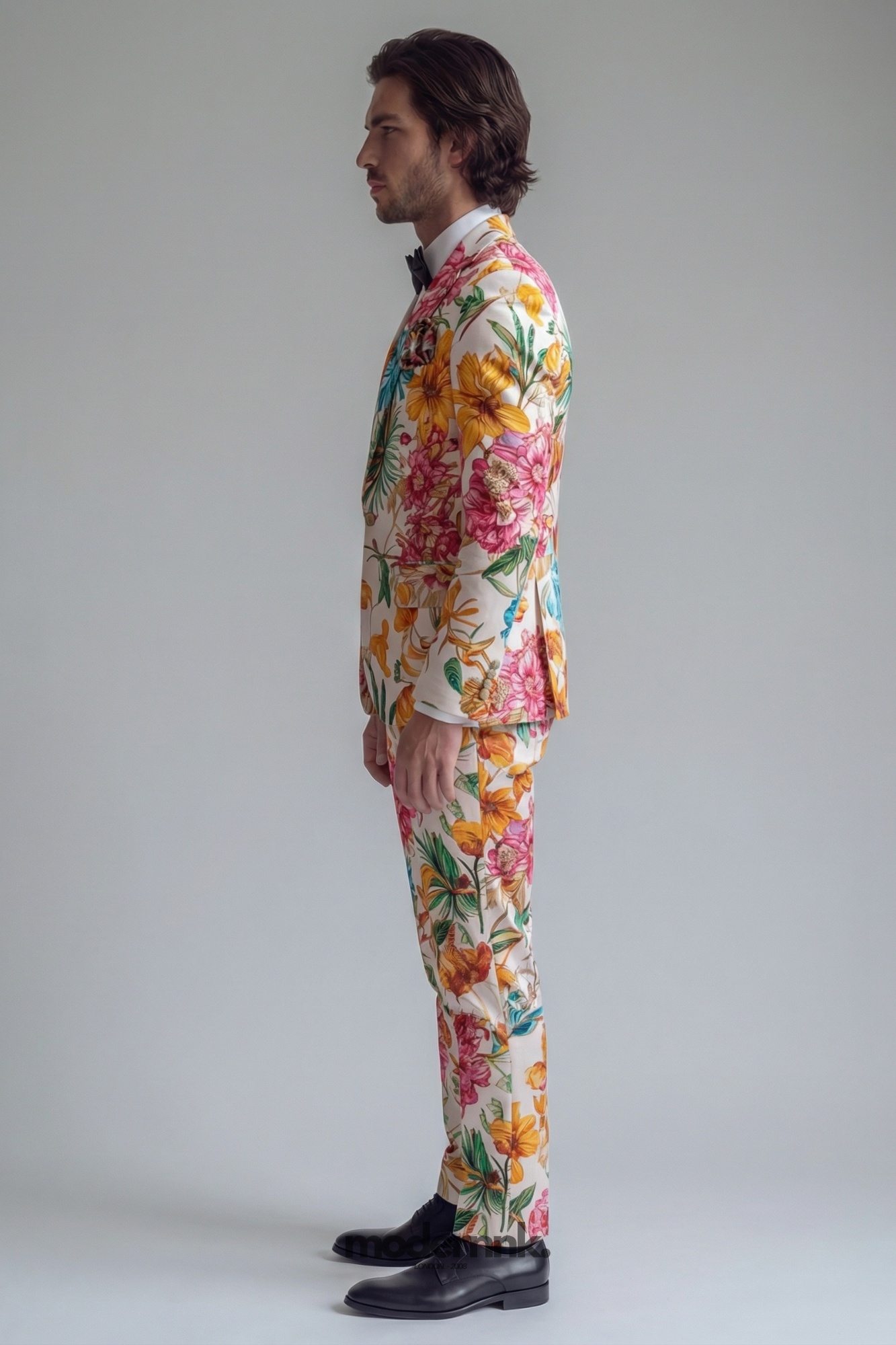 Vibrant Multicolor Floral Suit A0159