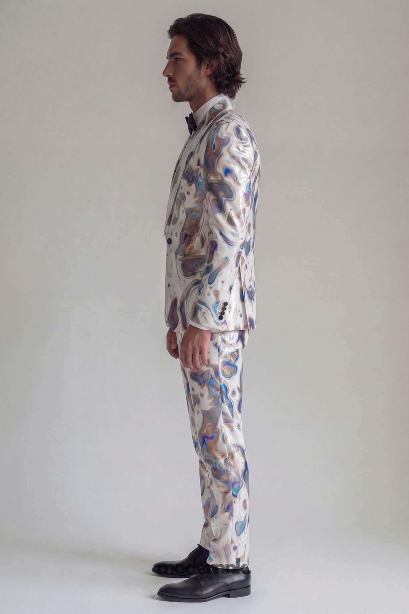 Psychedelic Marbled Pattern Suit A0162