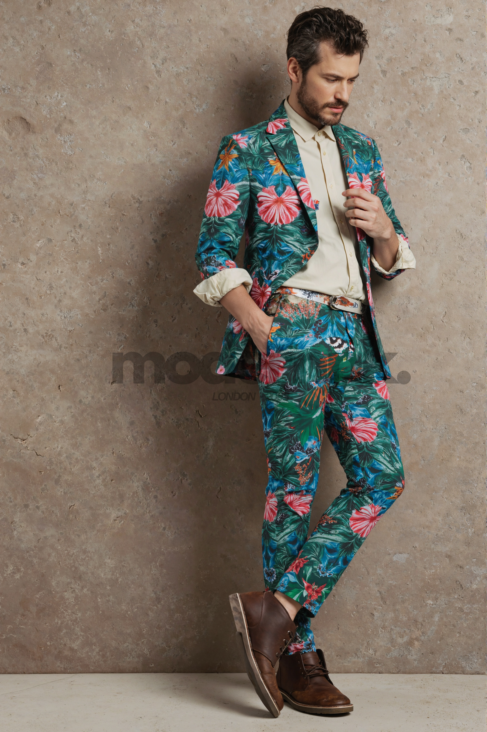 Green_Tropical_Men_Suit_A0187_Men's_Formal_Wear_Modernnk