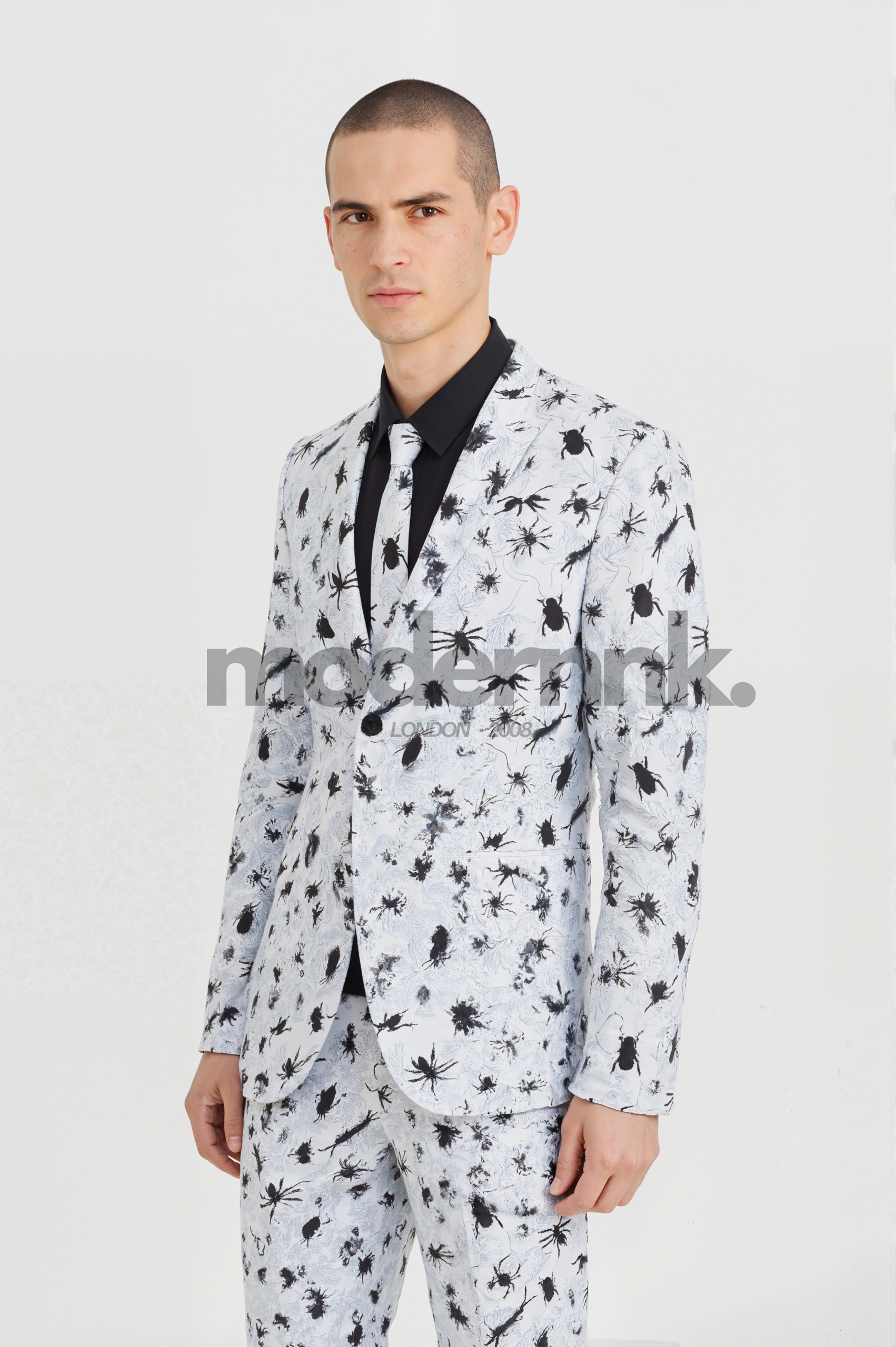 Black_White_Insect_Men_Suit_A0191_Men's_Wear_Modernnk