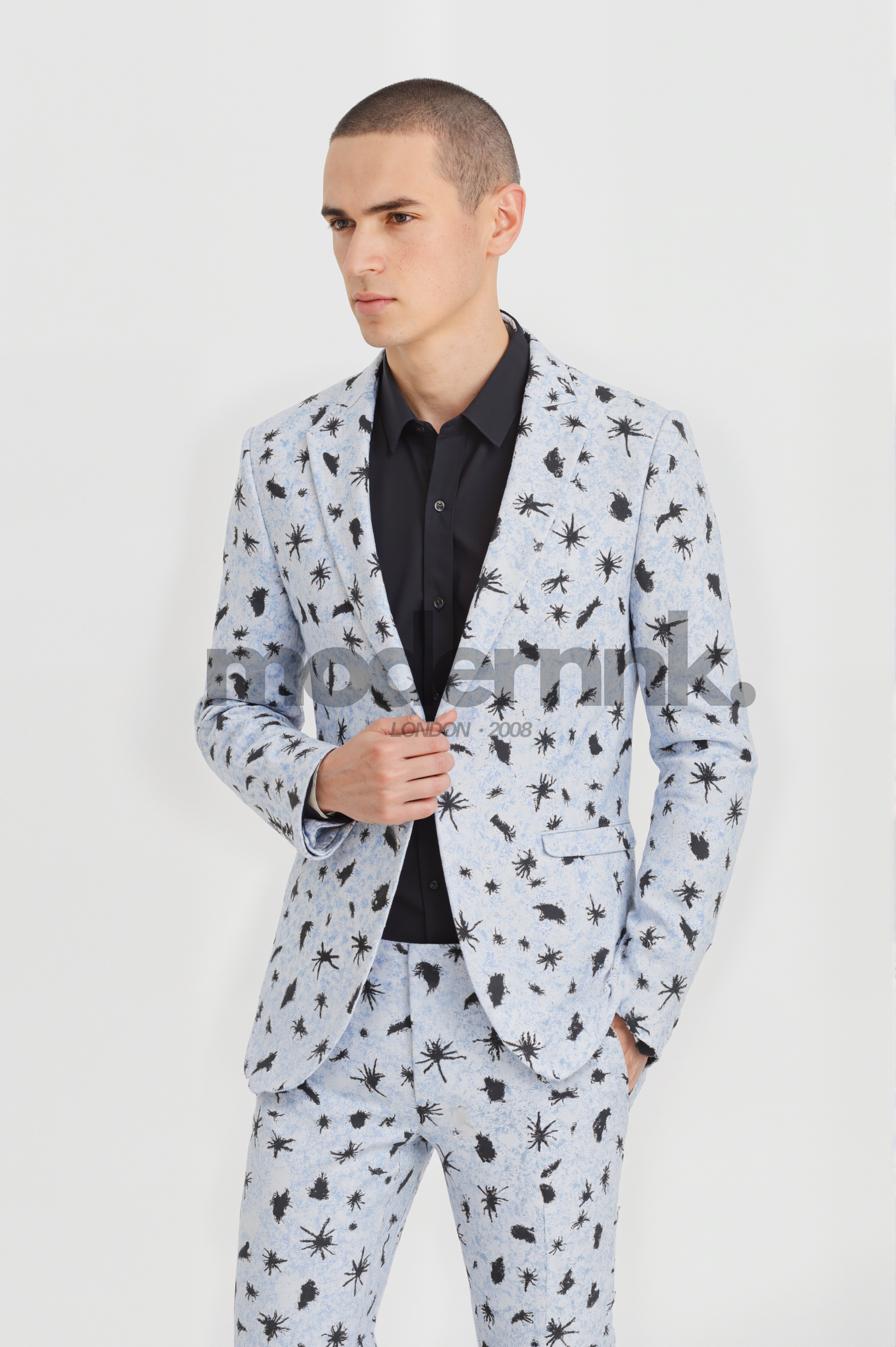 Black_White_Insect_Men_Suit_A0191_Men's_Wear_Modernnk