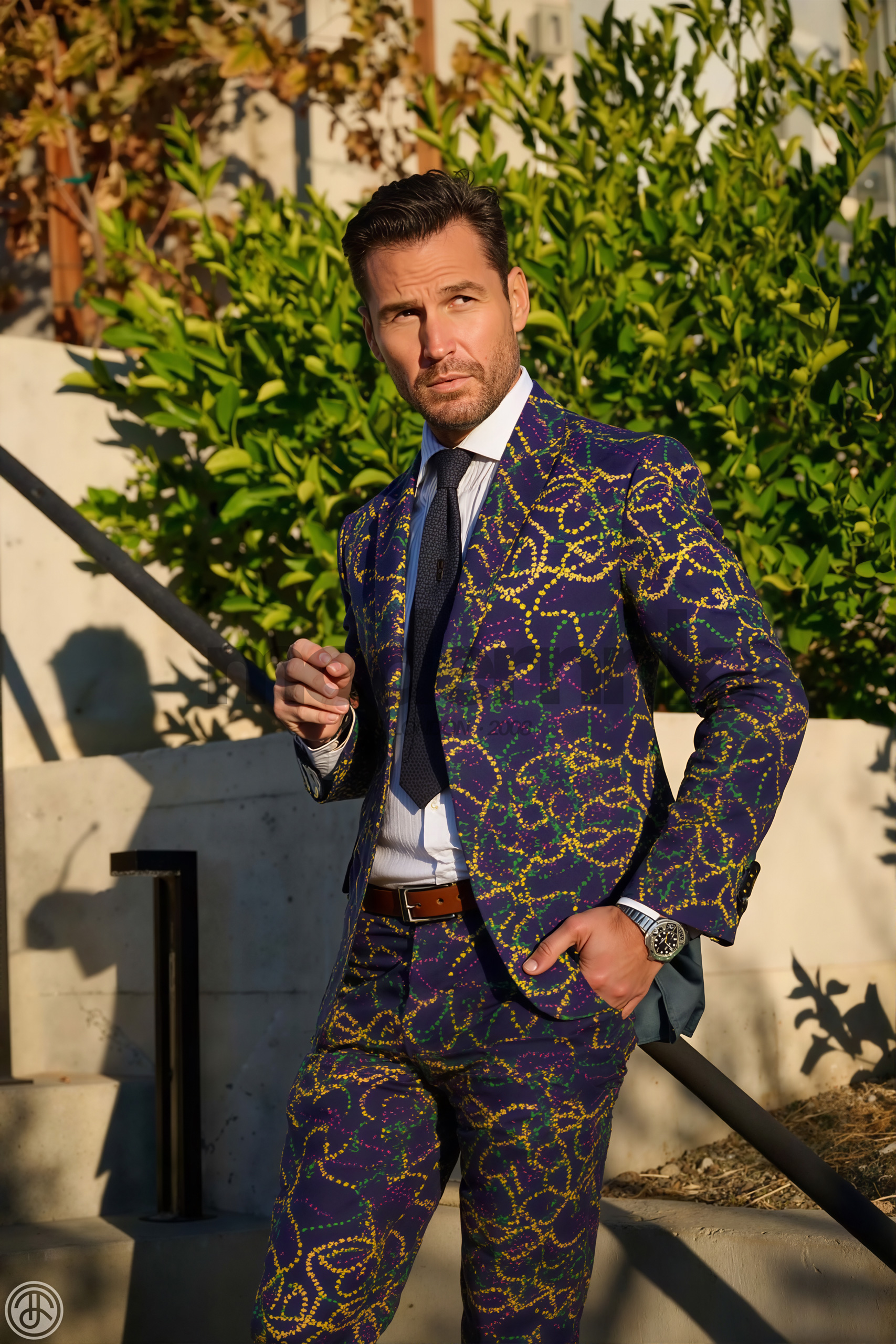 Purple_Gorgeous_Men_Suit_A0207_Men's_Wear_Scene_Modernnk