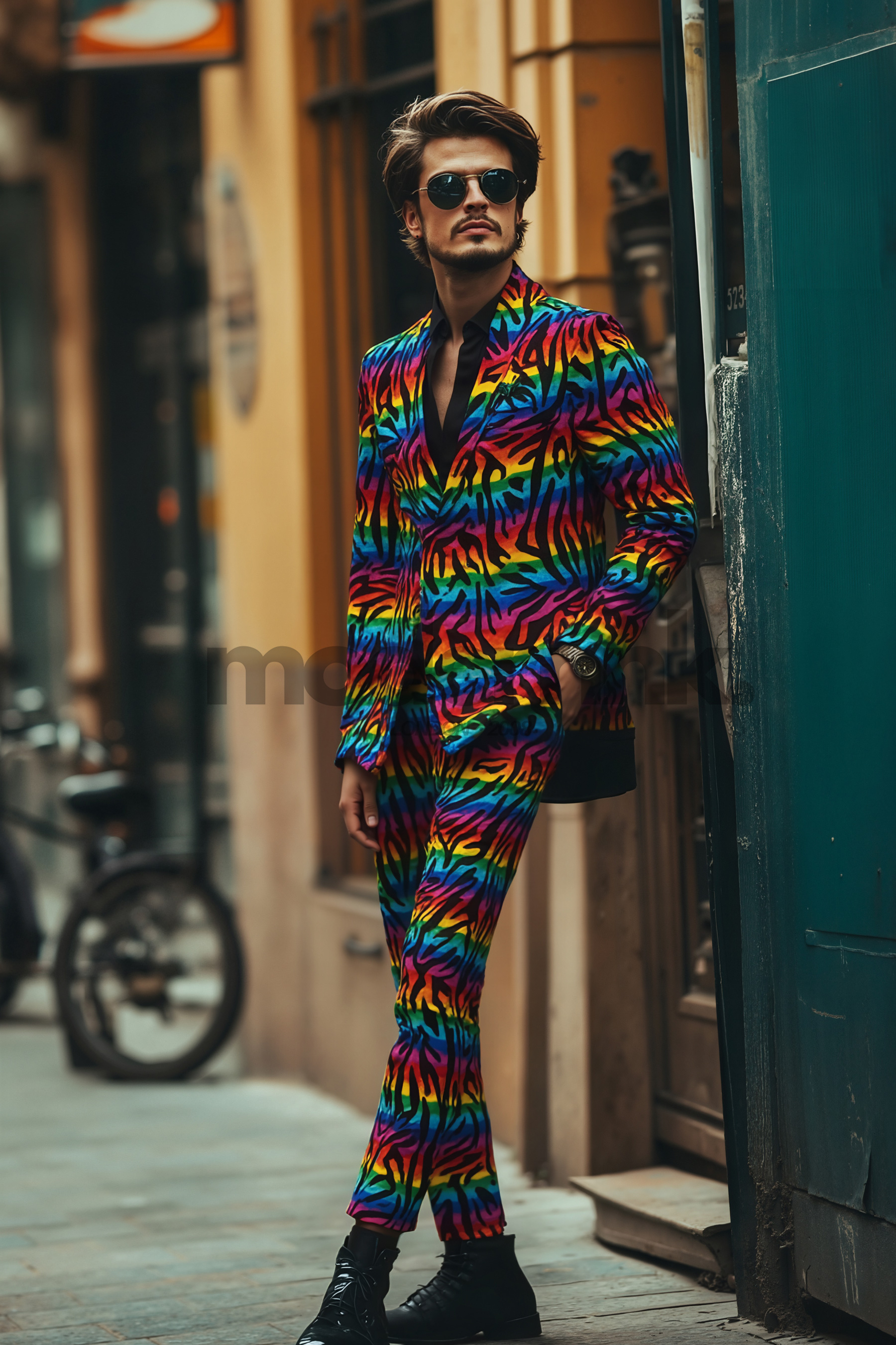 Vivid_Abstract_Men_Suit_A0211_Men's_Formal_Wear_Modernnk