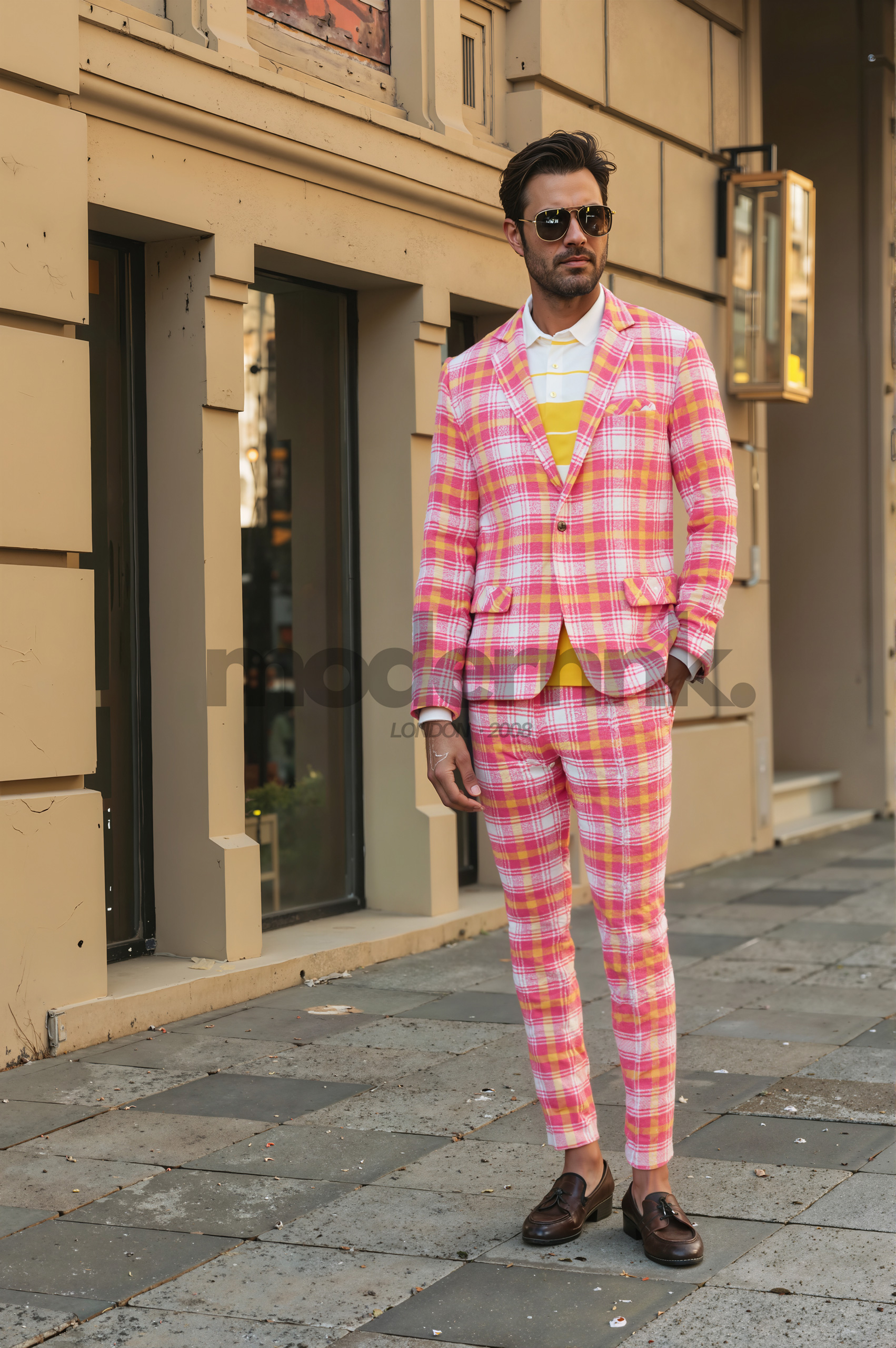 Checkered_Vivid_Men_Suit_A0217_Men's_Formal_Wear_Modernnk