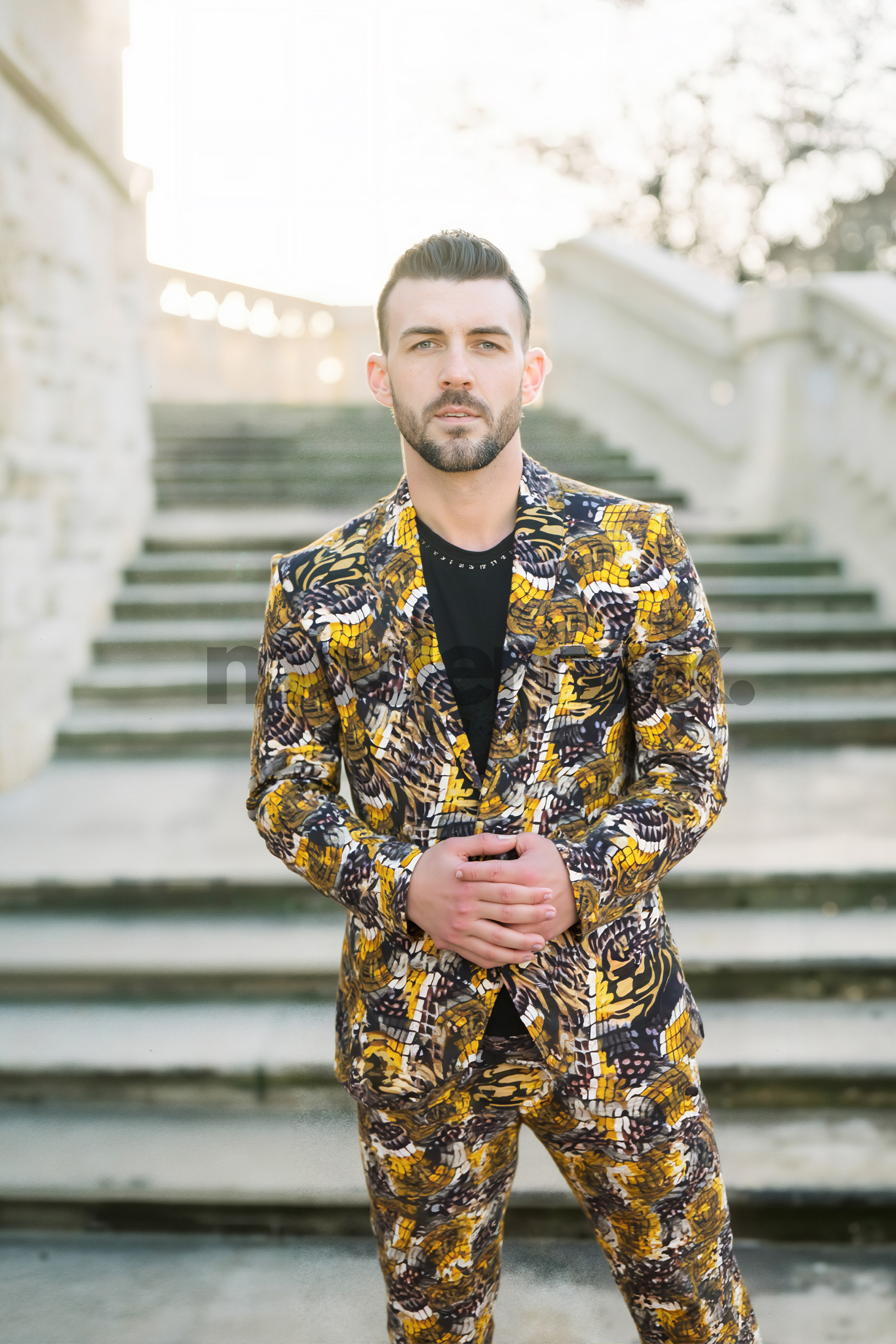 Yellow_Abstract_Men_Suit_A0239_for_Formal_Occasions_by_Modernnk