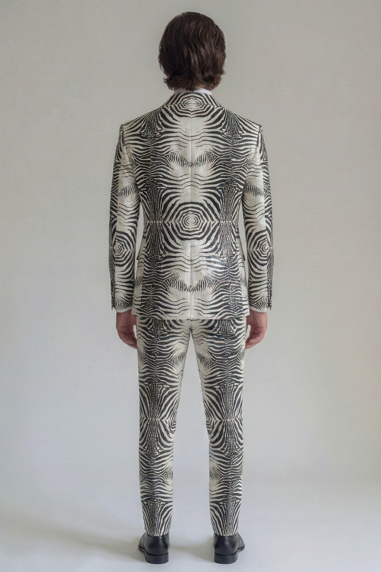 Showstopper Zebra Print Suit A0291