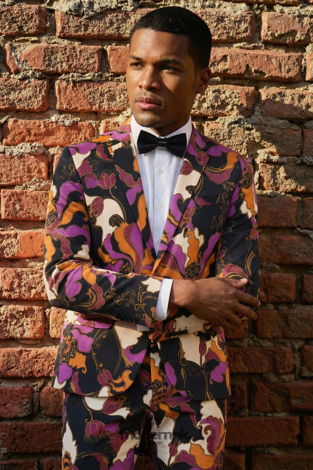 Showman Floral Suit A0292