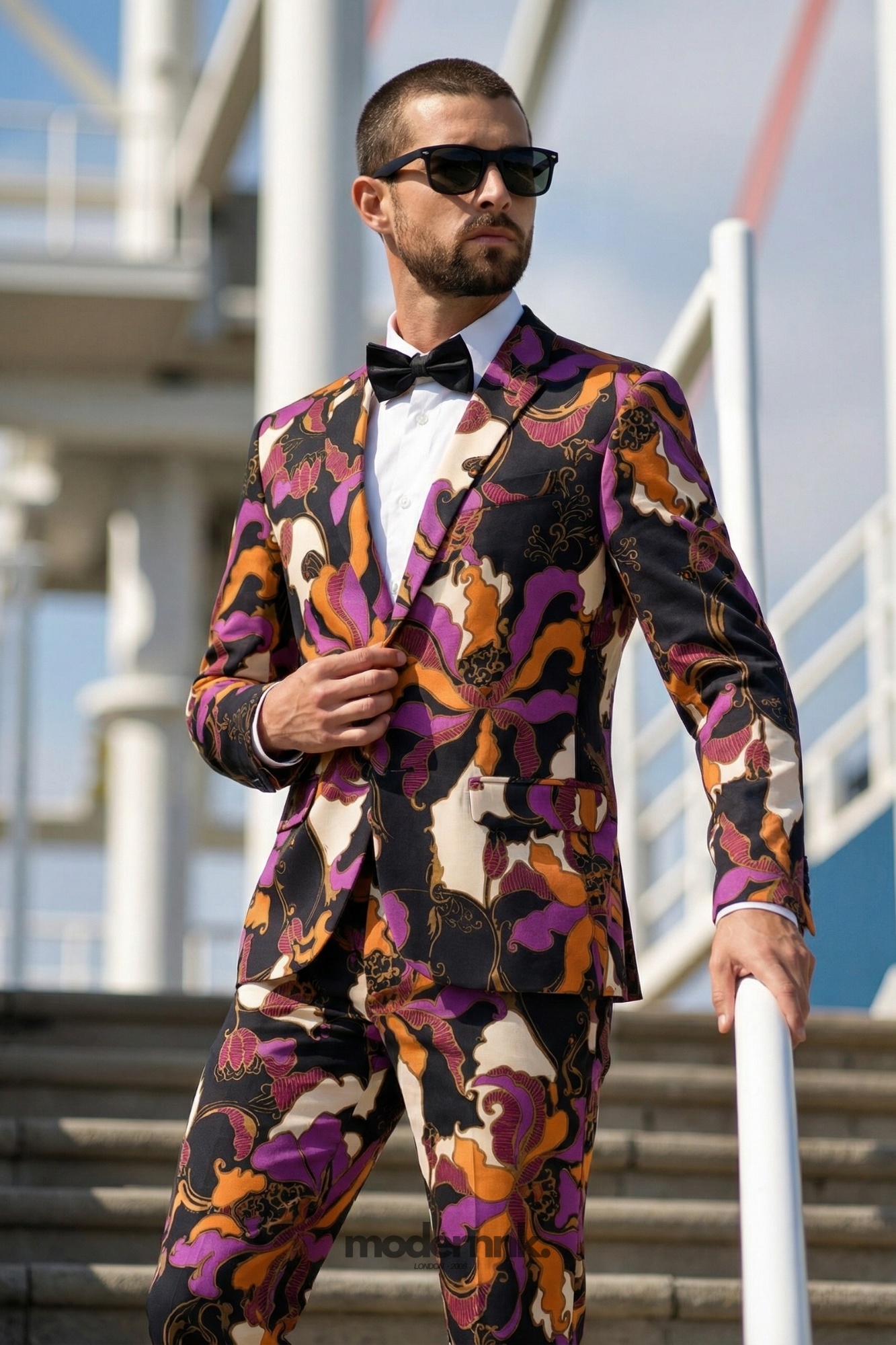 Showman Floral Suit A0292