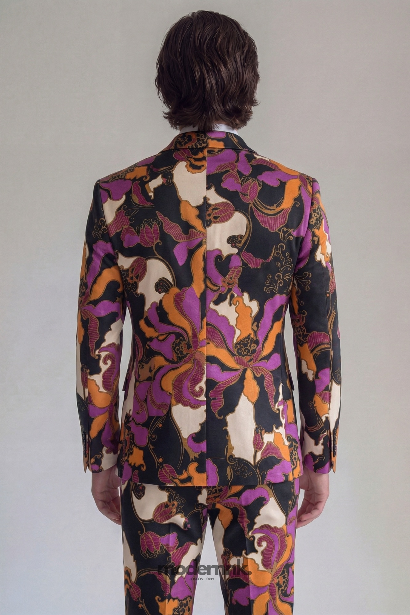 Showman Floral Suit A0292