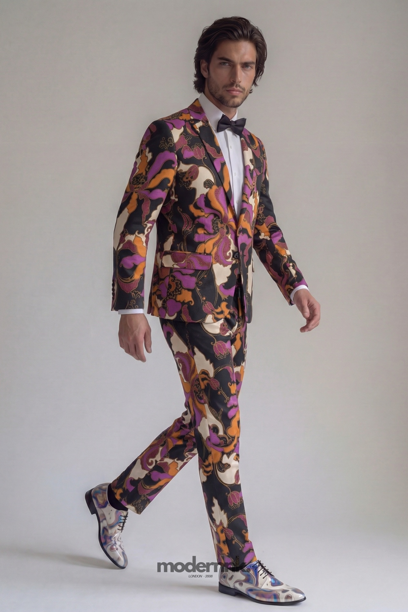 Showman Floral Suit A0292