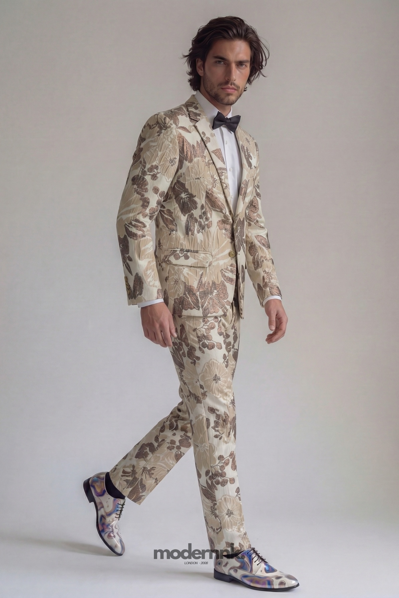 Garden Floral Two-Piece Suit A0293