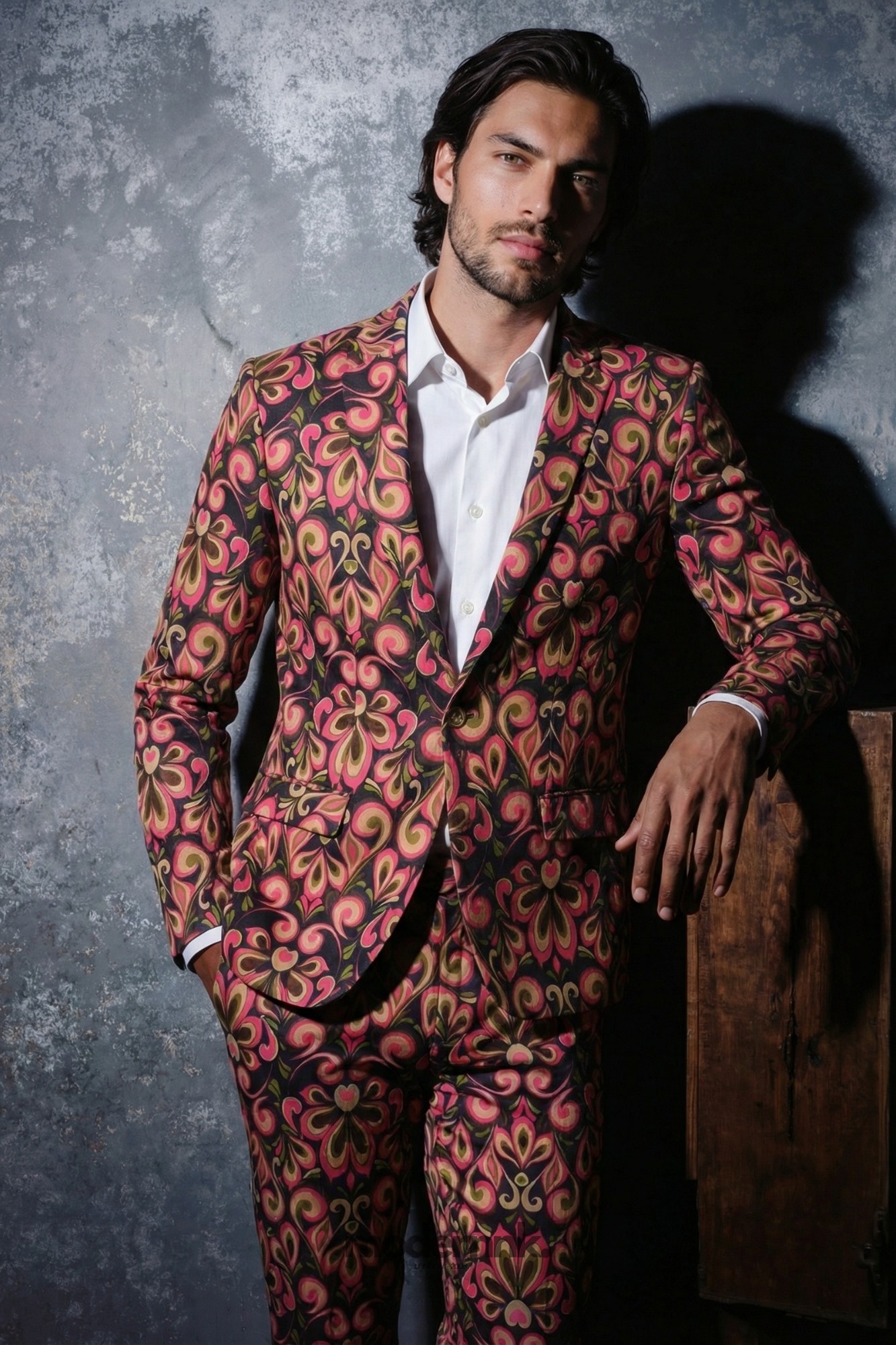 Festival Patterned Suit A0294