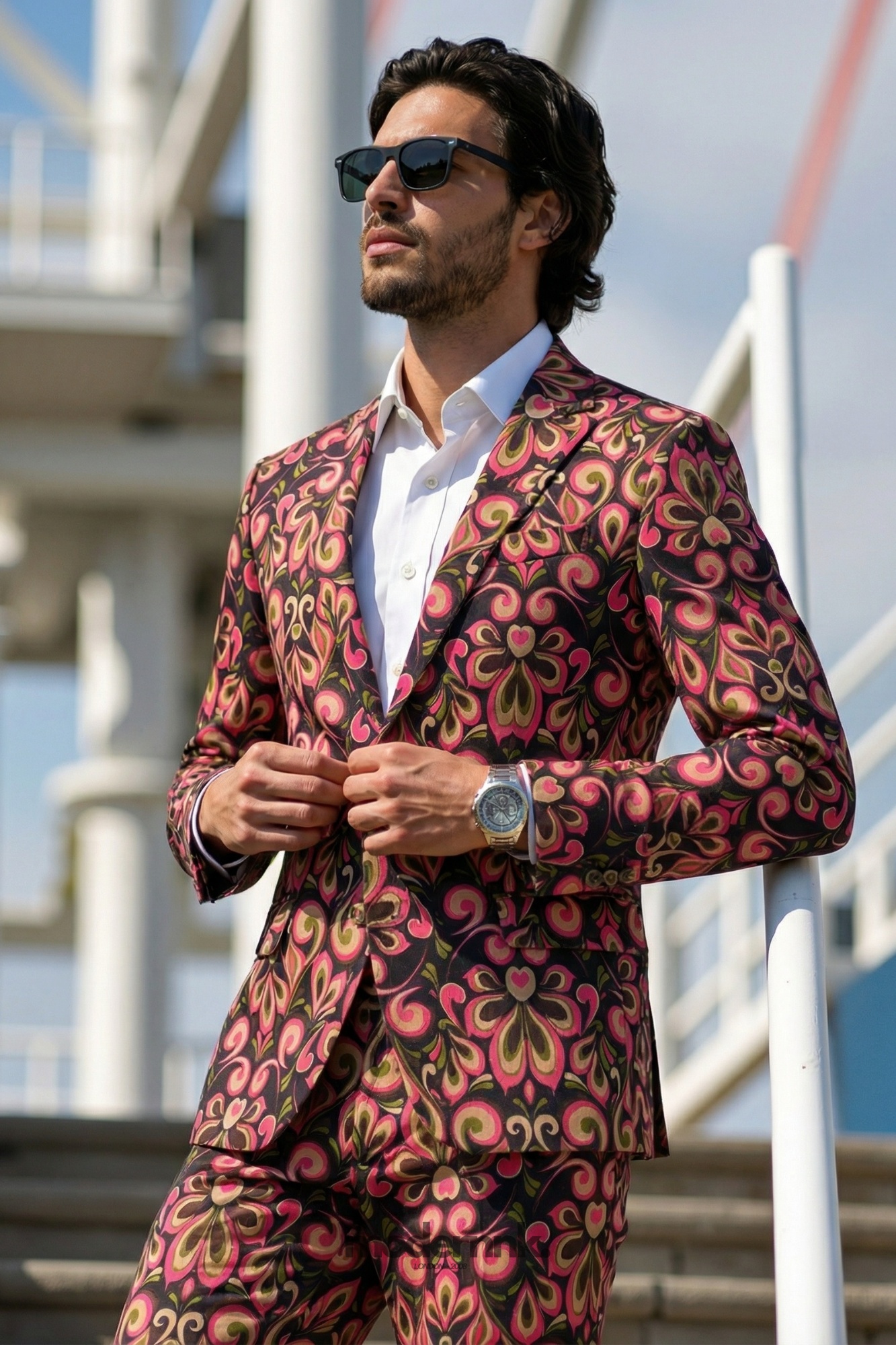 Festival Patterned Suit A0294