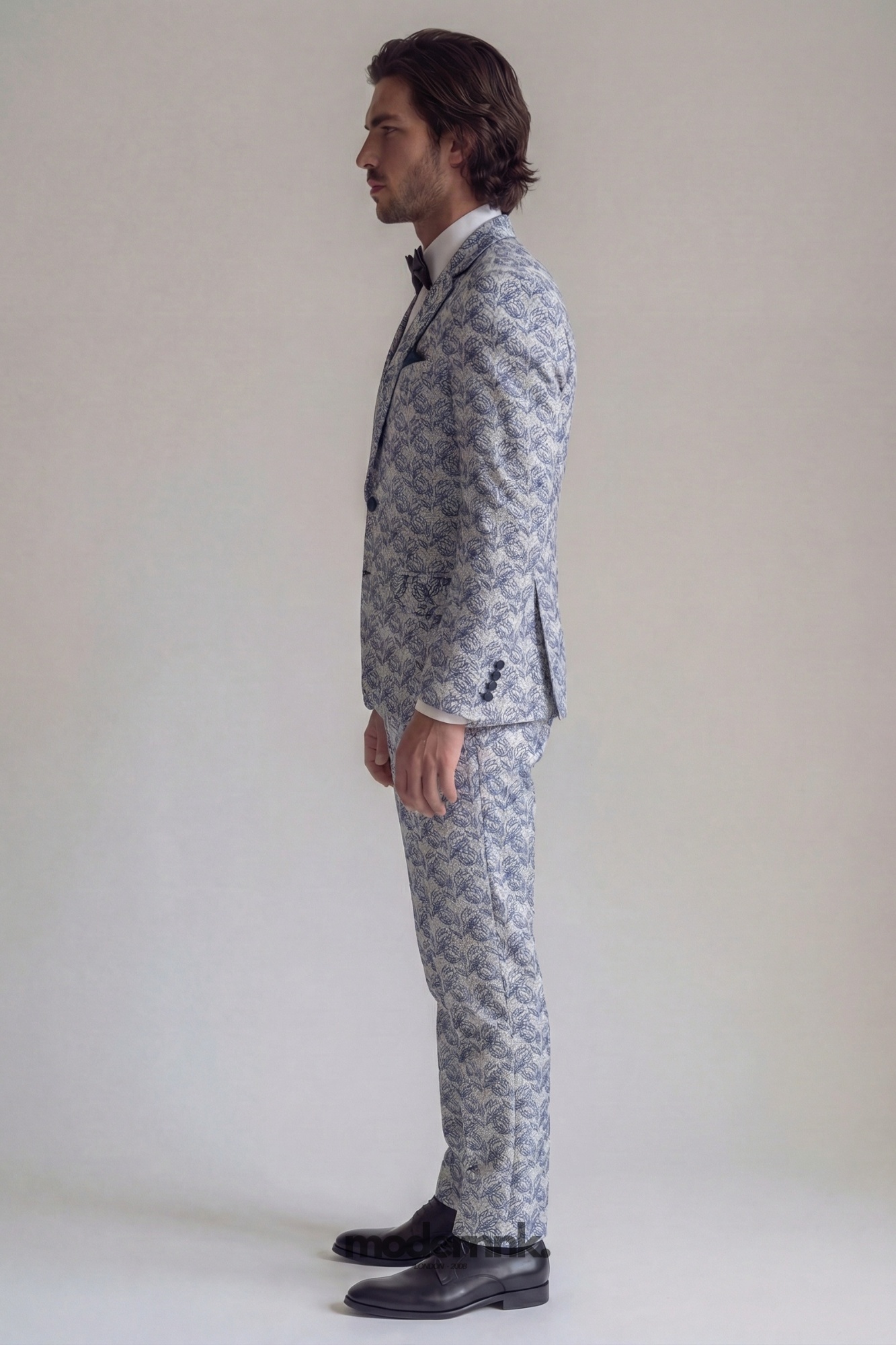 Gala Patterned Suit A0295