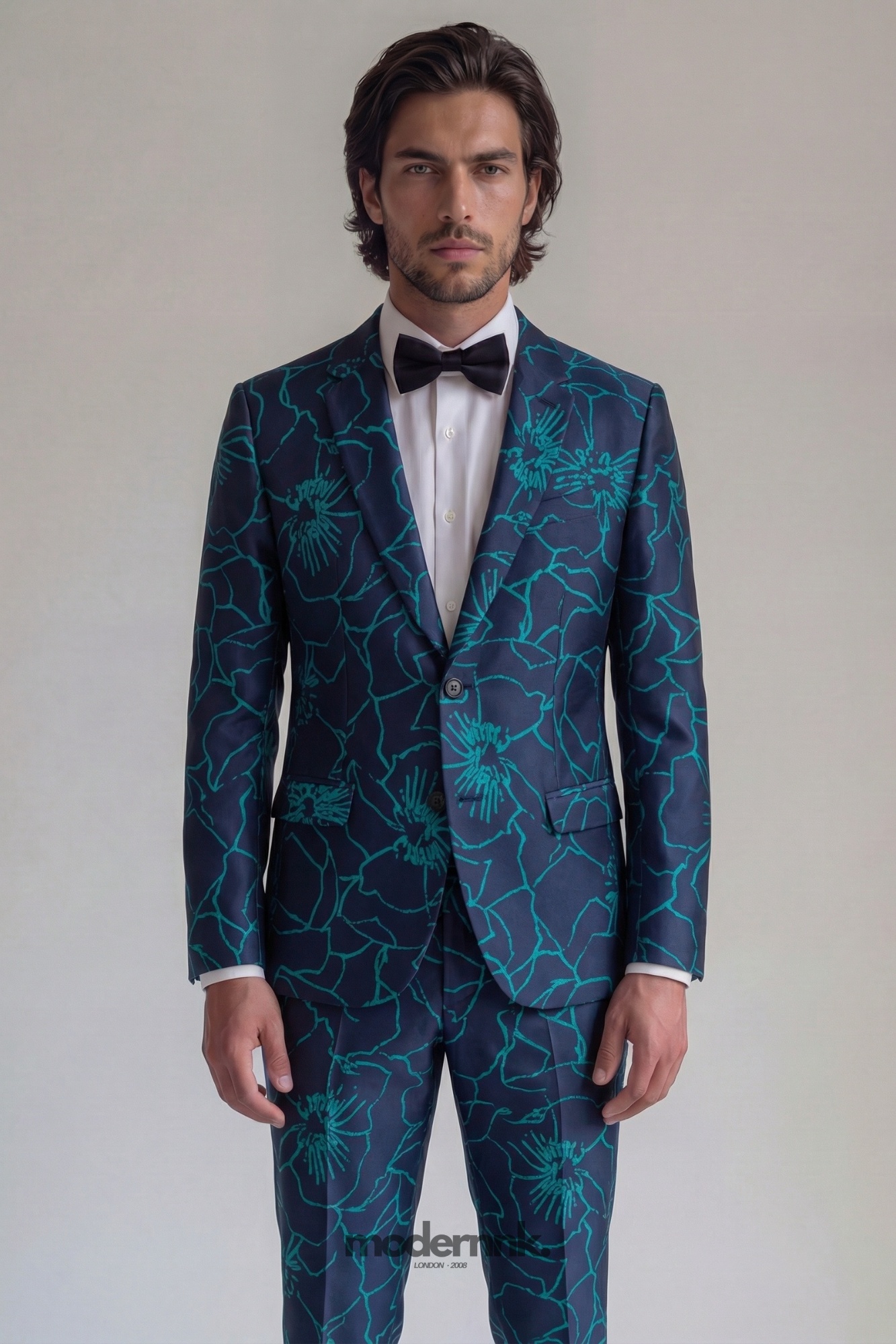 Dapper Rebel Patterned Suit A0297