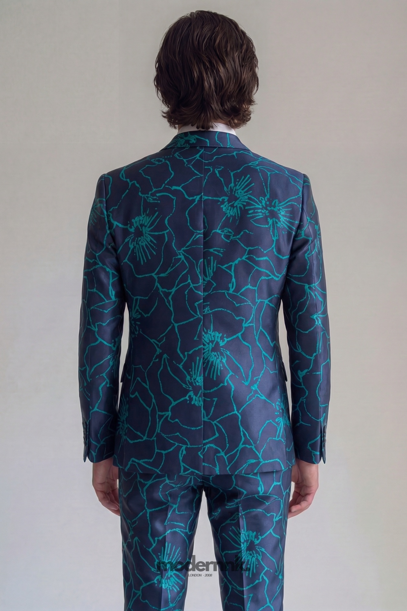 Dapper Rebel Patterned Suit A0297