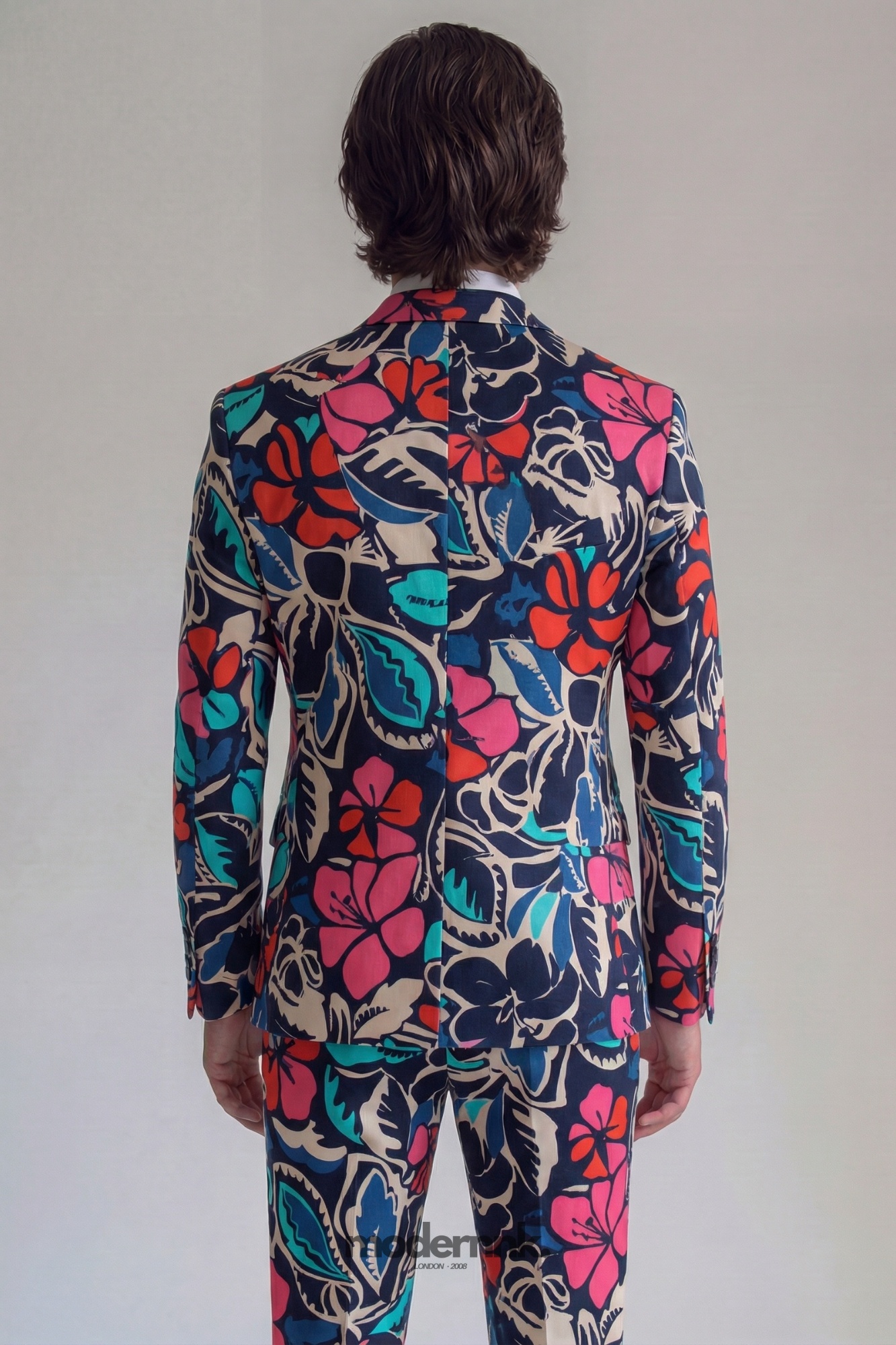 Vibrant Floral Suit A0298