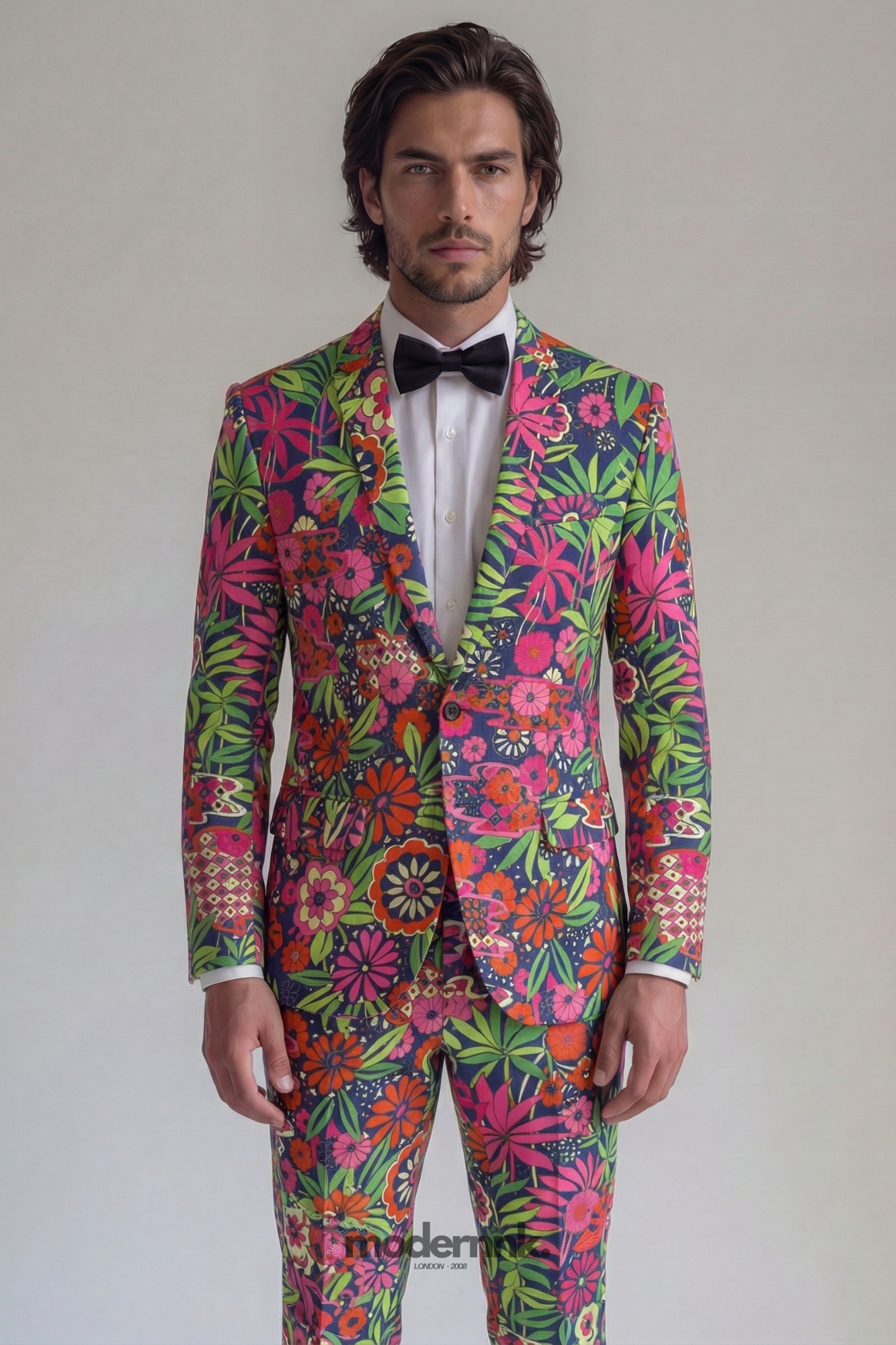 Tropical Party Floral Suit A0299